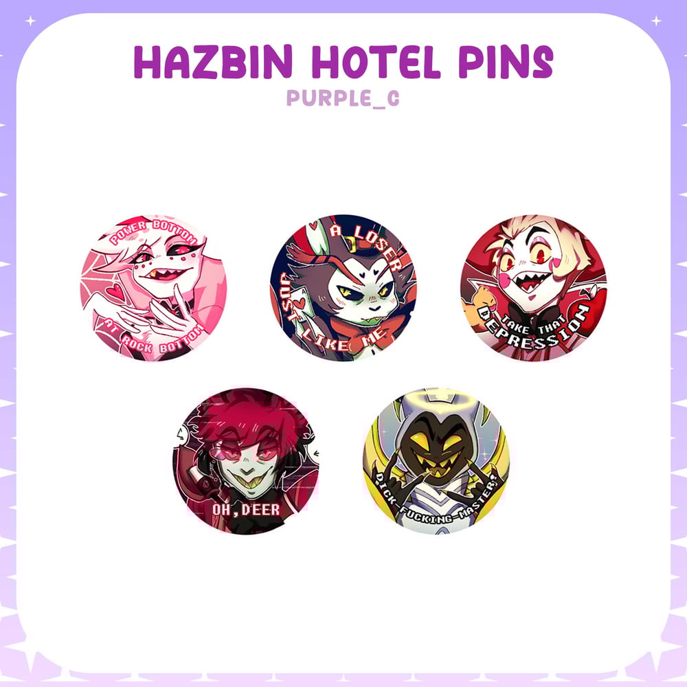 Image of HAZBIN HOTEL PINS