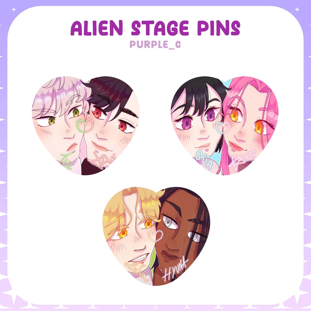 Image of ALIEN STAGE PINS
