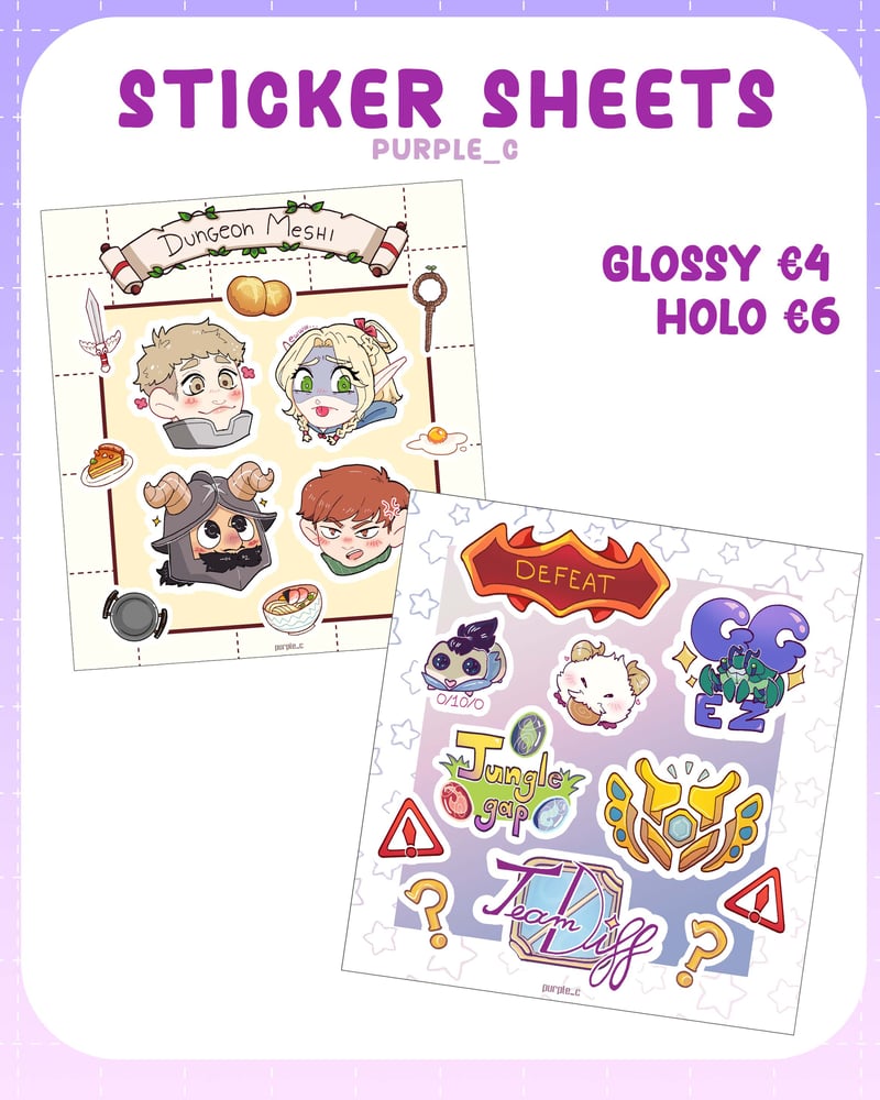 Image of STICKER SHEETS