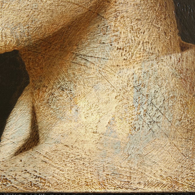 Small portrait in a hat VI