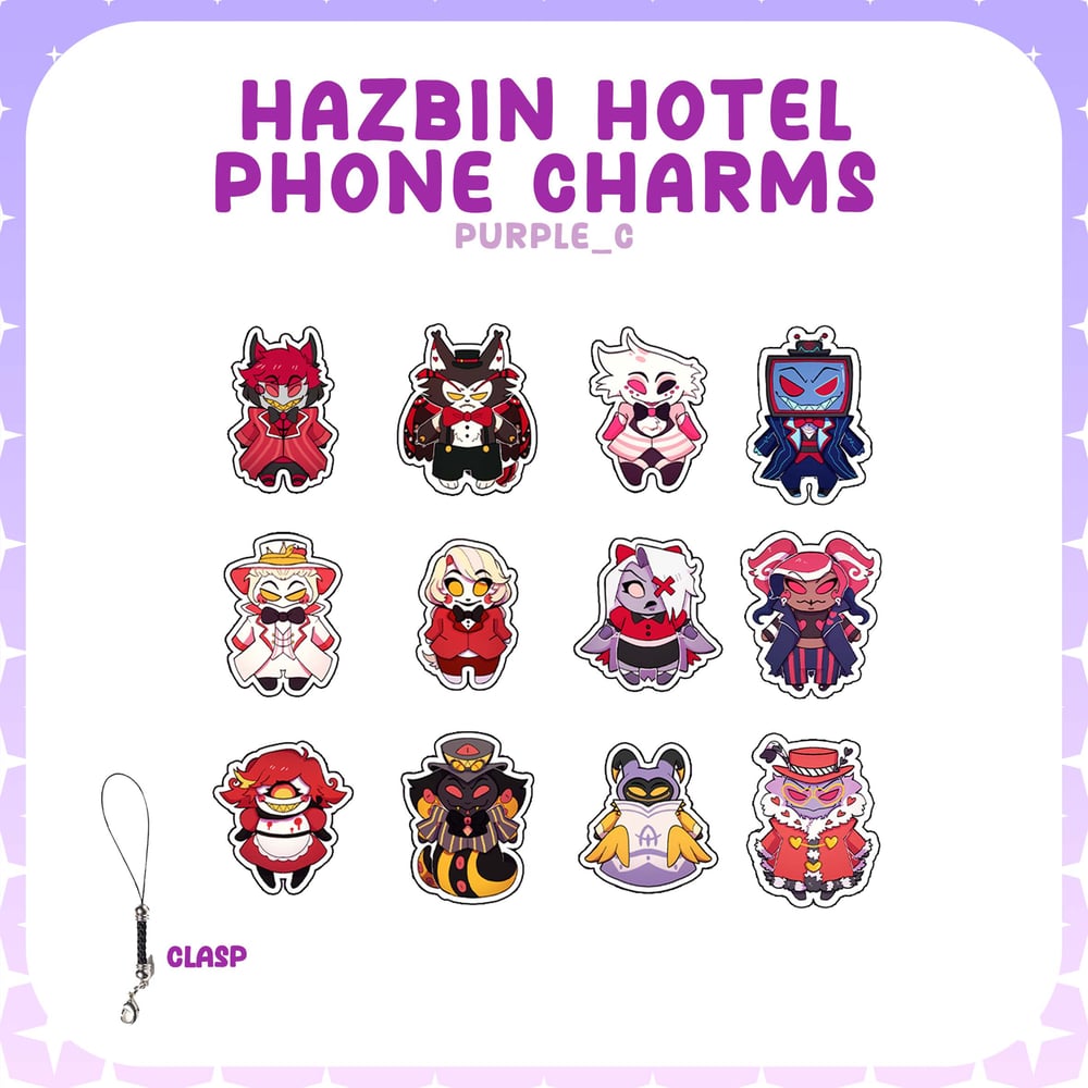 Image of HAZBIN PHONE CHARM
