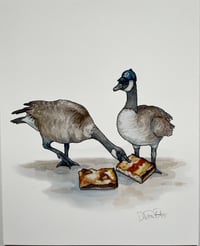 Image 1 of Detroit Geese Print