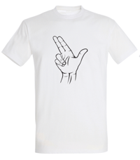 Image 1 of Gun Finger - White
