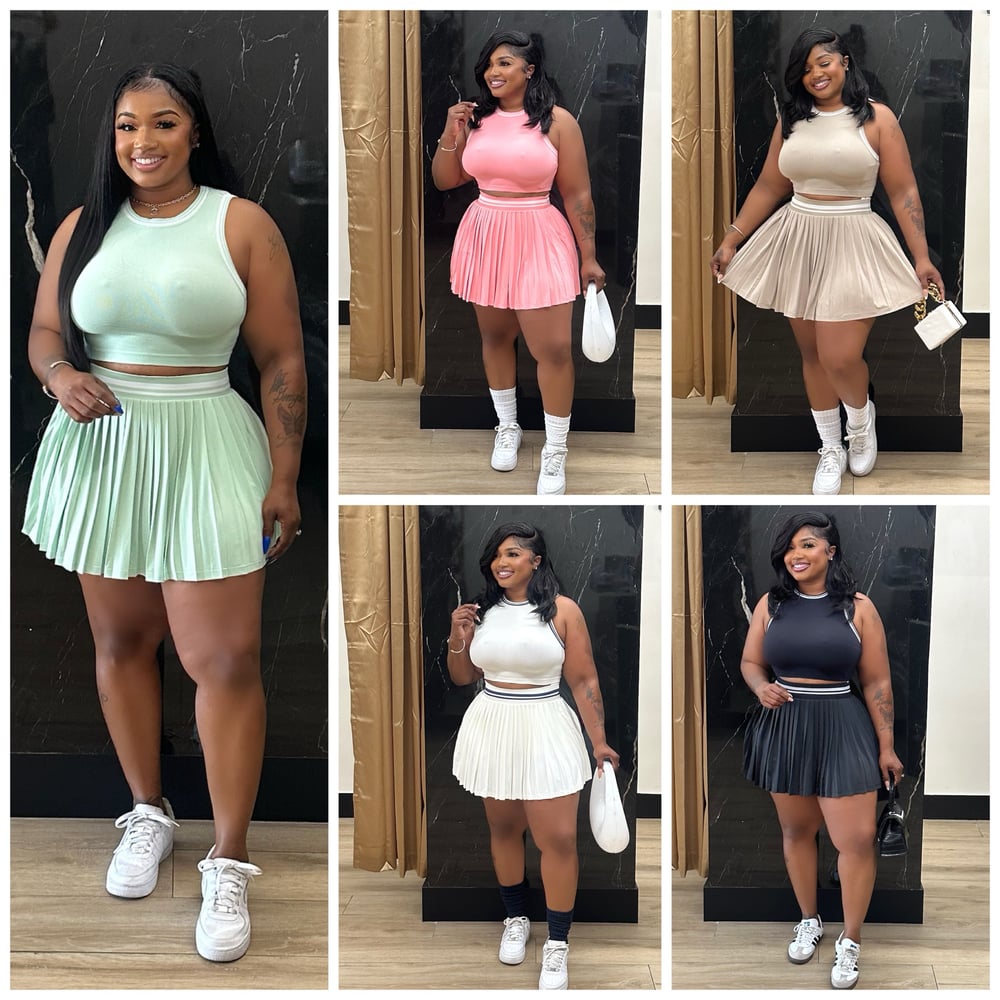 Image of SERENA TENNIS SKIRT SET