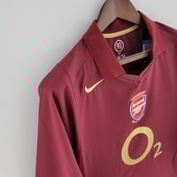 Image 2 of Retro Arsenal 05-06 Home Long Sleeve