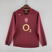 Image 1 of Retro Arsenal 05-06 Home Long Sleeve
