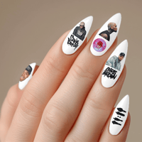 Image 1 of CHRIS BROWN NAIL DECALS 