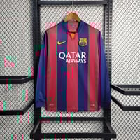 Image 1 of Retro Barcelona Home Long Sleeve 14-15