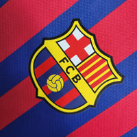 Image 7 of Retro Barcelona Home Long Sleeve 11-12
