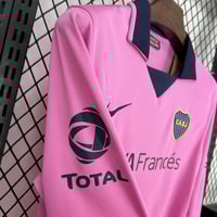 Image 2 of Retro Boca Juniors 12-13 Away Long Sleeve