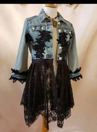 Image 2 of DENIM LACE JACKET 