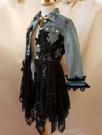 Image 3 of DENIM LACE JACKET 