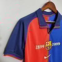 Image 2 of Retro FC Barcelona 100th Anniversary Home 