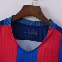 Image 3 of Retro FC Barcelona 16-17 Home Long Sleeve