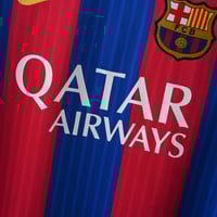 Image 4 of Retro FC Barcelona 16-17 Home Long Sleeve