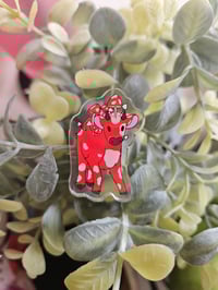 Image 2 of Mooshroom Acrylic Pin