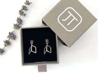 Image 1 of Garnet Penrose Studs