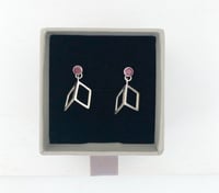 Image 2 of Garnet Penrose Studs