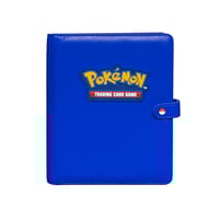 Image 1 of Premium Blue 4-Pocket Snap Binder for Pokémon