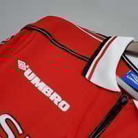 Image 5 of Retro Manchester United 98-99 Home Long Sleeve