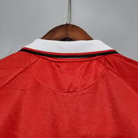 Image 4 of Retro Manchester United 99 Long Sleeve CL HOME