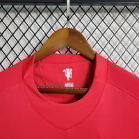 Image 7 of Retro Manchester United Home Long Sleeve CL FINAL 08