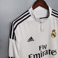 Image 3 of Retro Real Madrid 14-15 Home Long Sleeve