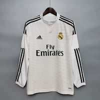 Image 1 of Retro Real Madrid 14-15 Home Long Sleeve