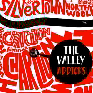 Image of The Valley - Addicks - South East London Typographic Map