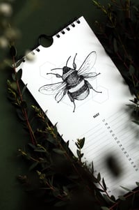 Image 3 of Birthday Calendar - Nature Black and White