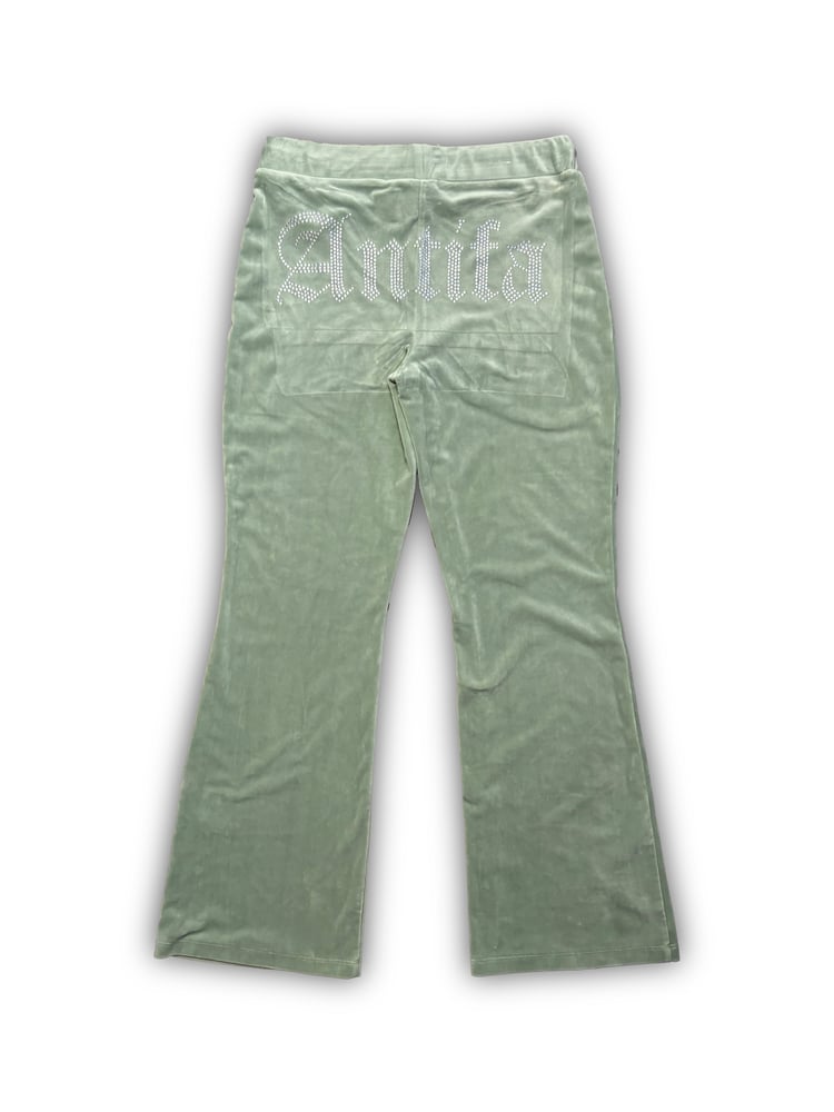 Image of Sage Green Pants (L) - Antifa Couture (PA02)
