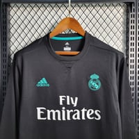 Image 6 of Retro Real Madrid Away Long Sleeve 17-18