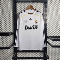 Image 1 of Retro Real Madrid Home Long Sleeve 09-10