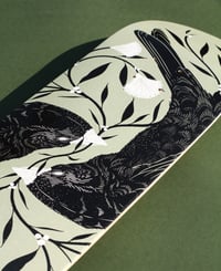 Image 4 of 'Flow Birds' Skateboard Art Deck