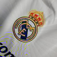 Image 6 of Retro Real Madrid Home Long Sleeve 10-11