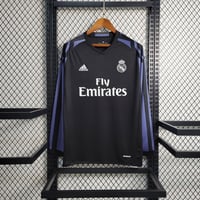 Image 1 of Retro Real Madrid Second Away Long Sleeve 16-17