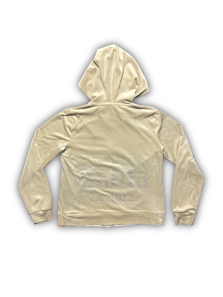Image of Beige Velour Set (S) - Antifa Couture (JA25)