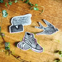 Image 1 of Signature Stickerpack - Set of 3 vinyl stickers