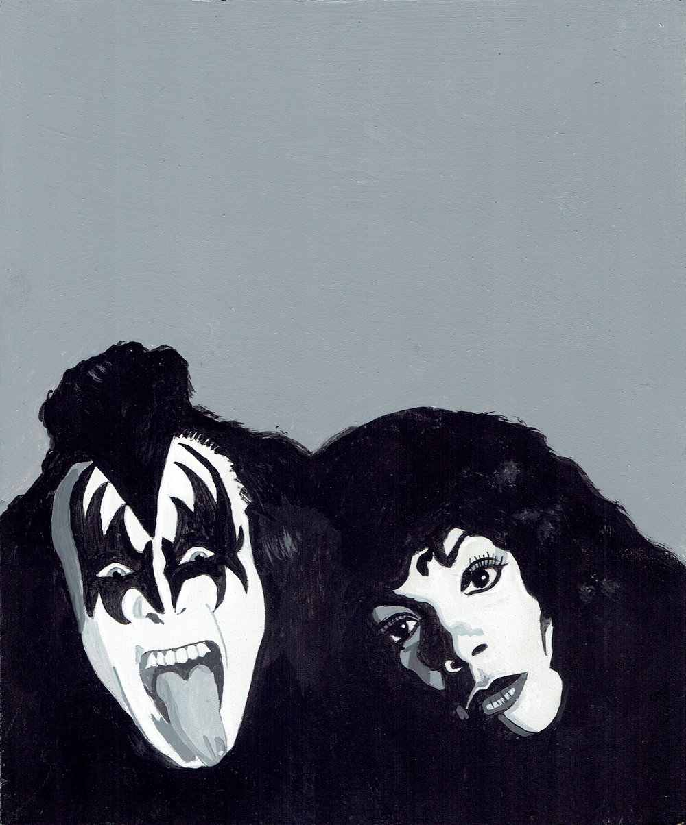 Image of GENE SIMMONS AND DONNA SUMMER