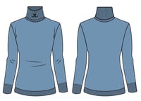 Image 2 of JJ initials brand turtleneck (Unisex)