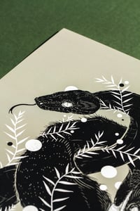 Image 5 of A3 Art Print 'Snake & Cormorant'