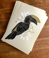 A3 Art Print 'Hornbill'
