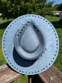 Image 2 of Doggy Blue Toile Fedora