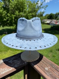 Image 3 of Doggy Blue Toile Fedora