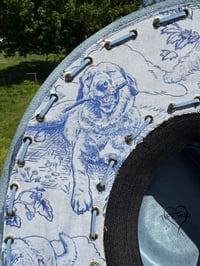 Image 5 of Doggy Blue Toile Fedora