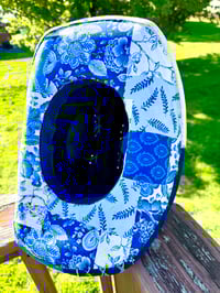 Image 3 of Patchwork Blue Toile Cowboy Hat