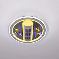 Image 3 of Modern living room Acrylic led Fan