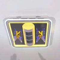 Image 7 of Modern living room Acrylic led Fan