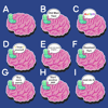Brain Worm Stickers