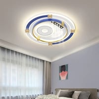 Image 8 of Modern living room Acrylic led Fan